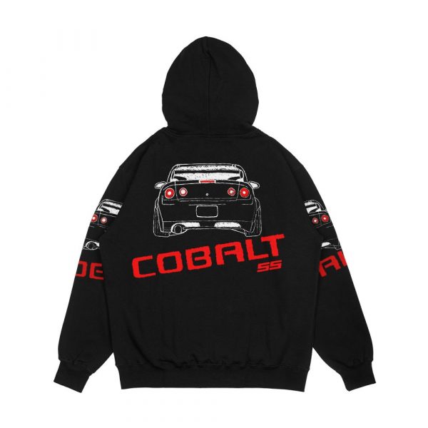 Cobalt Ss Scribbles Men's All-Over-Print Hoodie - Image 2