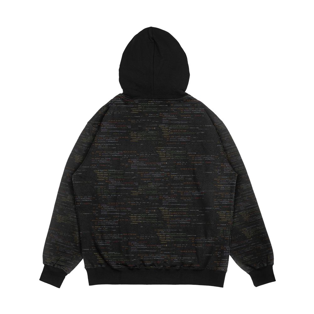 Code Men's All-Over-Print Hoodie - Image 2