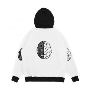 Alternative view of Coding Brain Men's All-Over-Print Hoodie