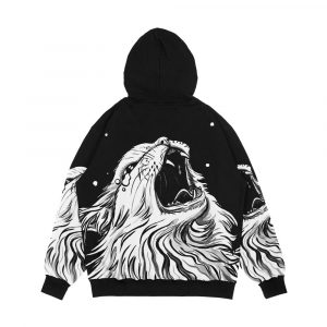 Alternative view of Colors Black Screaming Thurston Meme Cat Men's All-Over-Print Hoodie
