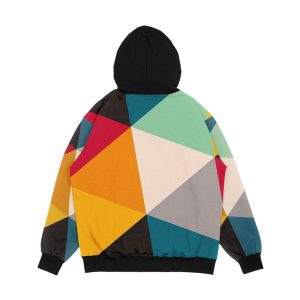 Alternative view of Colourful Geometric Triangles 2012 Men's All-Over-Print Hoodie