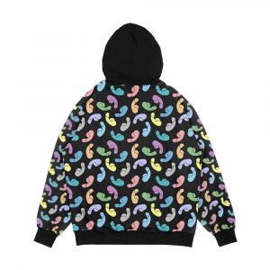 Alternative view of Colourful Penises Penis Anatomy Sex Men's All-Over-Print Hoodie