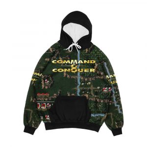 Command And Conquer 1 Tiberian Dawn Retro Dos Game Fan Print Men's All-Over-Print Hoodie