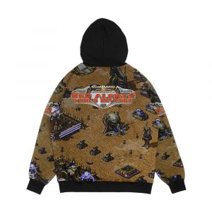 Alternative view of Command And Conquer Red Alert 2 In Game Rush Shirt Yuri Edition Men's All-Over-Print Hoodie