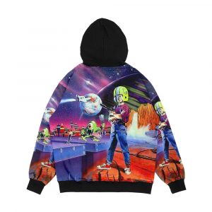 Alternative view of Commander Keen Retro Dos Game Fan Print Men's All-Over-Print Hoodie