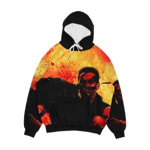 Commando Inspired Matrix Rocket Launcher Men's All-Over-Print Hoodie