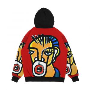 Alternative view of Common Man Men's All-Over-Print Hoodie