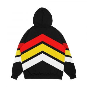 Alternative view of Commotion Stripes Men's All-Over-Print Hoodie