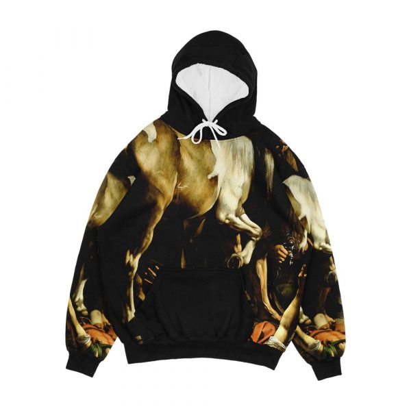 Conversion On The Way To Damascus Michelangelo Merisi Da Caravaggio Men's All-Over-Print Hoodie