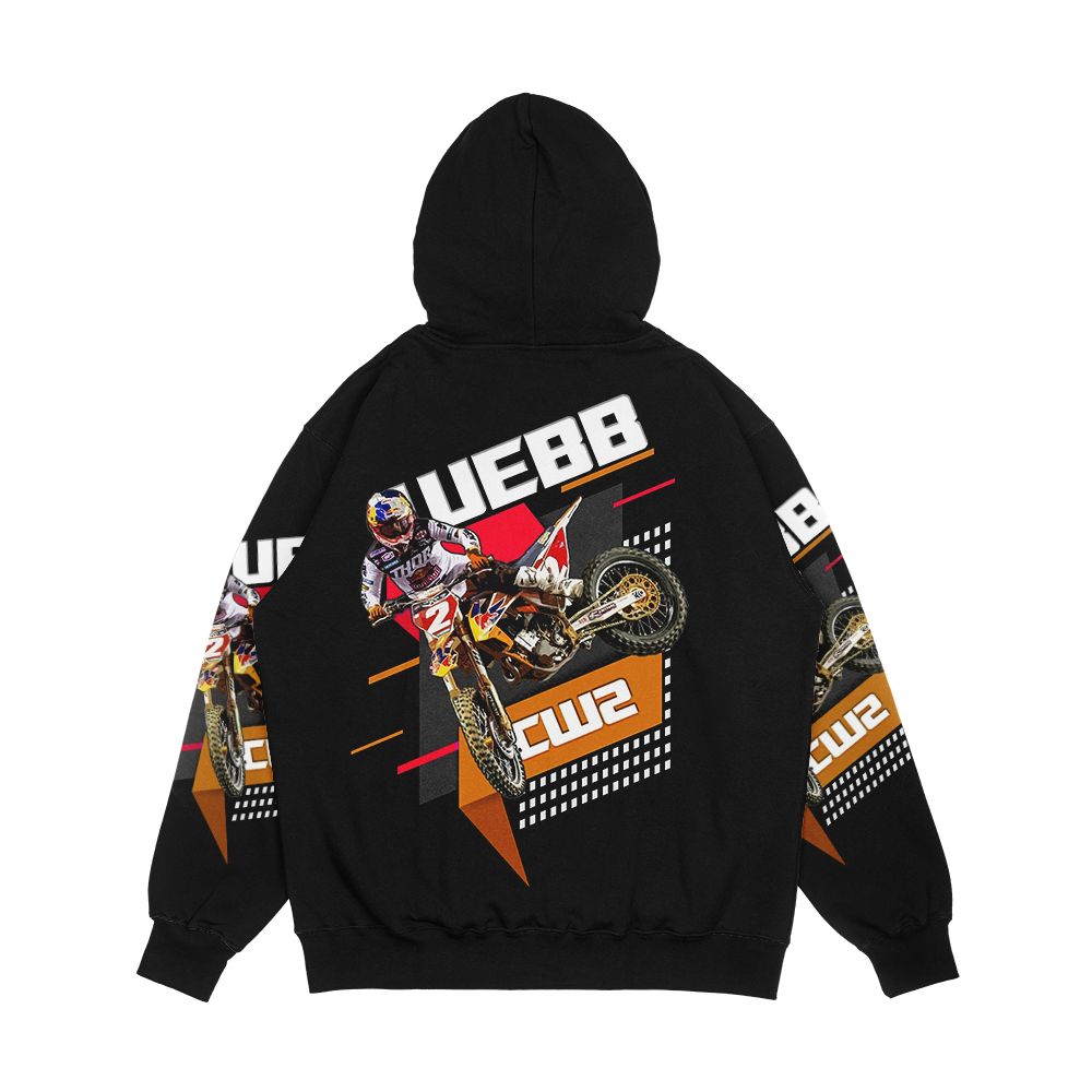 Cooper Webb 2 Motocross And Supercross Champion Cw2 Fan Supporter Men's All-Over-Print Hoodie - Image 2