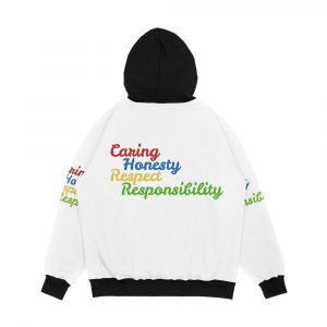 Alternative view of Core Values 2 Men's All-Over-Print Hoodie