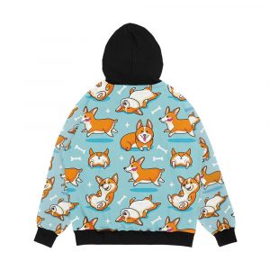 Alternative view of Corgi Men's All-Over-Print Hoodie