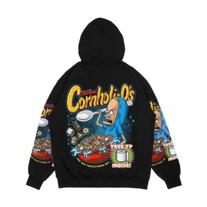 Alternative view of Cornholi Os Men's All-Over-Print Hoodie