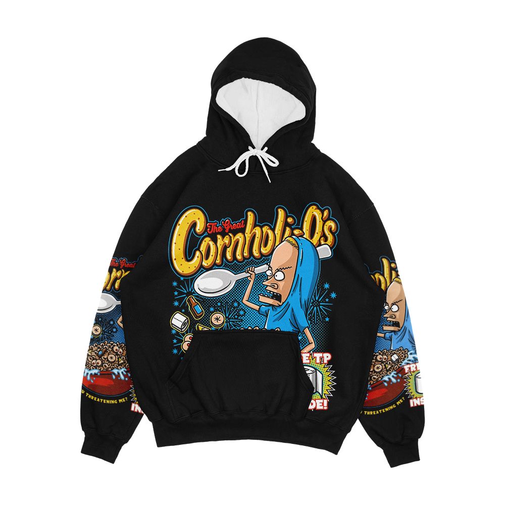 Cornholi Os Men's All-Over-Print Hoodie
