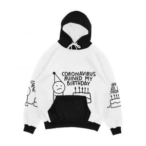 Coronavirus Ruined My Birthday Men's All-Over-Print Hoodie