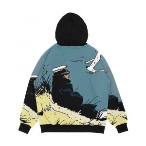 Alternative view of Corto Maltese On The Shore Men's All-Over-Print Hoodie