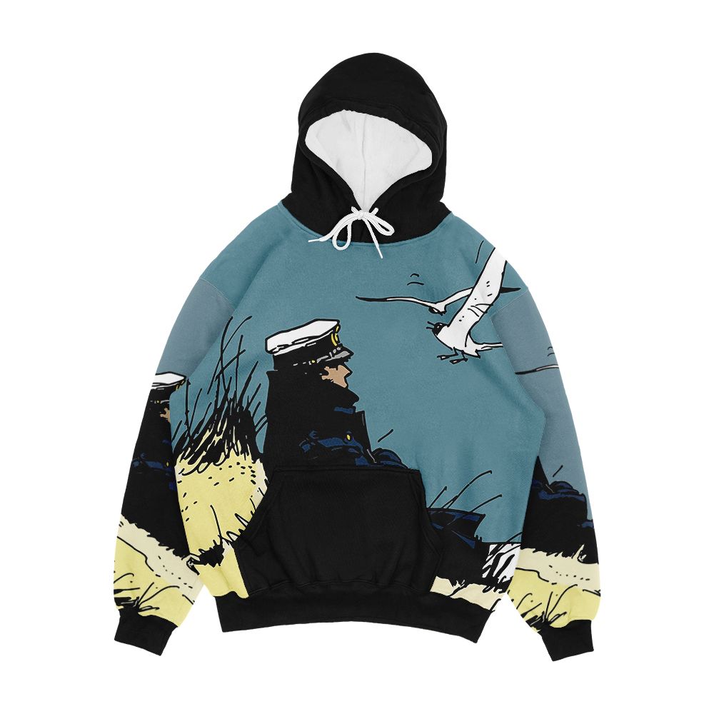 Corto Maltese On The Shore Men's All-Over-Print Hoodie