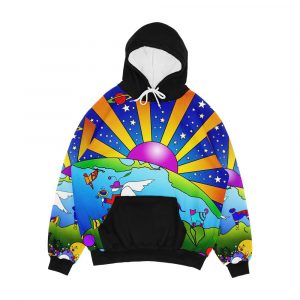 Cosmic Pet World Men's All-Over-Print Hoodie