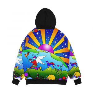 Alternative view of Cosmic Pet World Men's All-Over-Print Hoodie