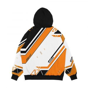 Alternative view of Counter Strike Global Offensive Asiimov Skin Men's All-Over-Print Hoodie