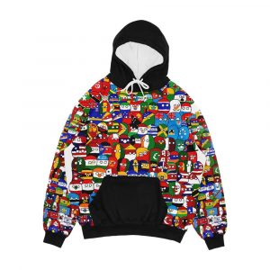 Countryball Men's All-Over-Print Hoodie
