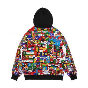 Alternative view of Countryball Men's All-Over-Print Hoodie