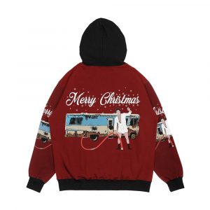 Alternative view of Cousin Eddie Shitter Was Full Men's All-Over-Print Hoodie