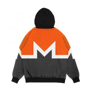 Alternative view of Cover Me In Monero Men's All-Over-Print Hoodie