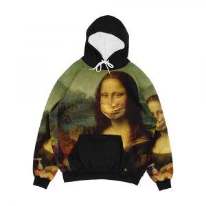 Covid 19 Epidemic Comic By Mona Lisa Men's All-Over-Print Hoodie