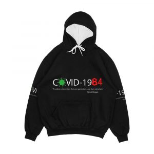 Covid 1984 Wisdom Quote Men's All-Over-Print Hoodie