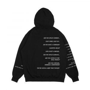 Alternative view of Cowboy Bebop Closing Titles Men's All-Over-Print Hoodie