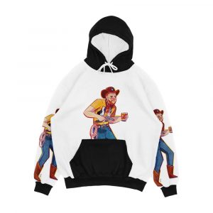Cowdoy Aunty Donna Men's All-Over-Print Hoodie