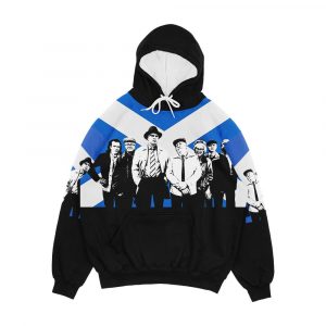 Craiglang s Finest With Scottish Flag Men's All-Over-Print Hoodie