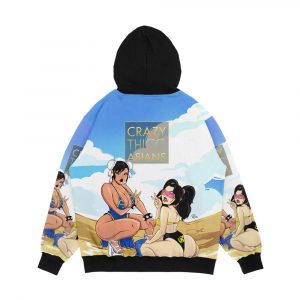 Alternative view of Crazy Thicc Men's All-Over-Print Hoodie