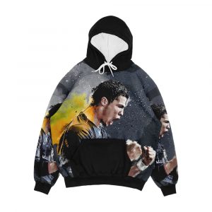 Cristiano Ronaldo Painting Men's All-Over-Print Hoodie