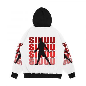 Alternative view of Cristiano Ronaldo Siuuu Men's All-Over-Print Hoodie