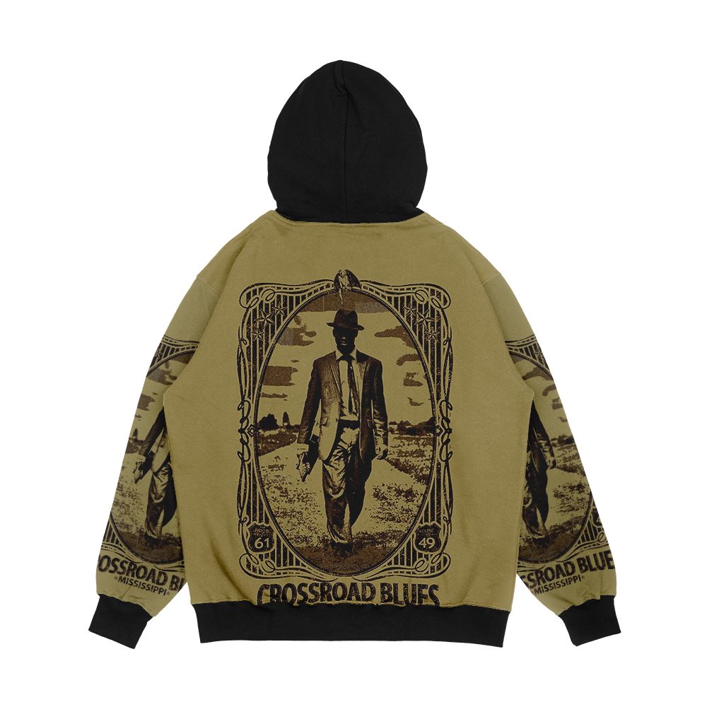Crossroad Blues Men's All-Over-Print Hoodie - Image 2