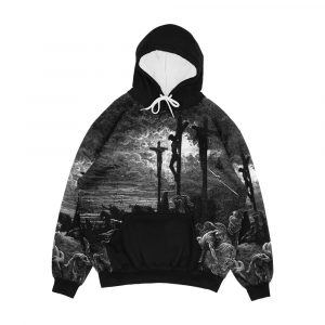 Crucifixion Darkness Men's All-Over-Print Hoodie