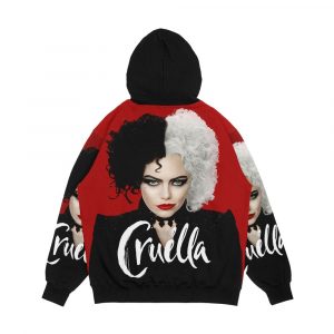 Alternative view of Cruella Deville Men's All-Over-Print Hoodie