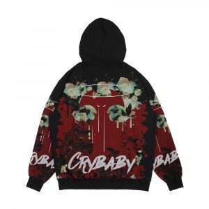 Alternative view of Crybaby Men's All-Over-Print Hoodie