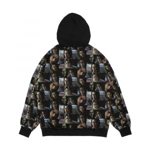 Alternative view of Crybaby Nishiki Men's All-Over-Print Hoodie