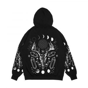 Alternative view of Crystal Moon Men's All-Over-Print Hoodie