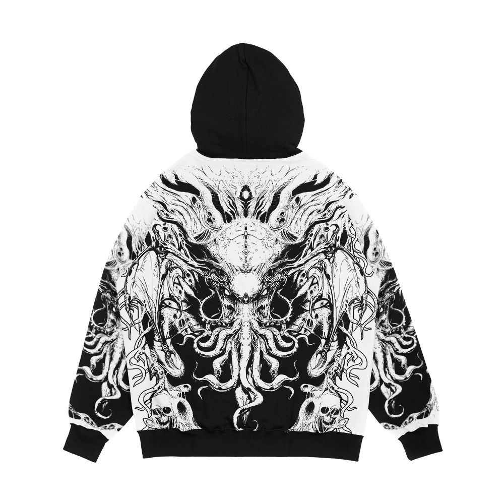 Cthulhu Rising Men's All-Over-Print Hoodie - Image 2