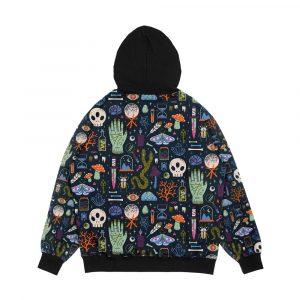 Alternative view of Curiosities Men's All-Over-Print Hoodie