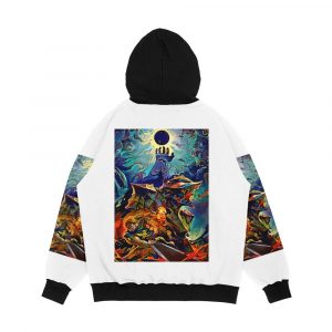 Alternative view of Cursed Warrior Men's All-Over-Print Hoodie