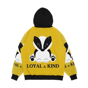 Alternative view of Cute Badger Men's All-Over-Print Hoodie