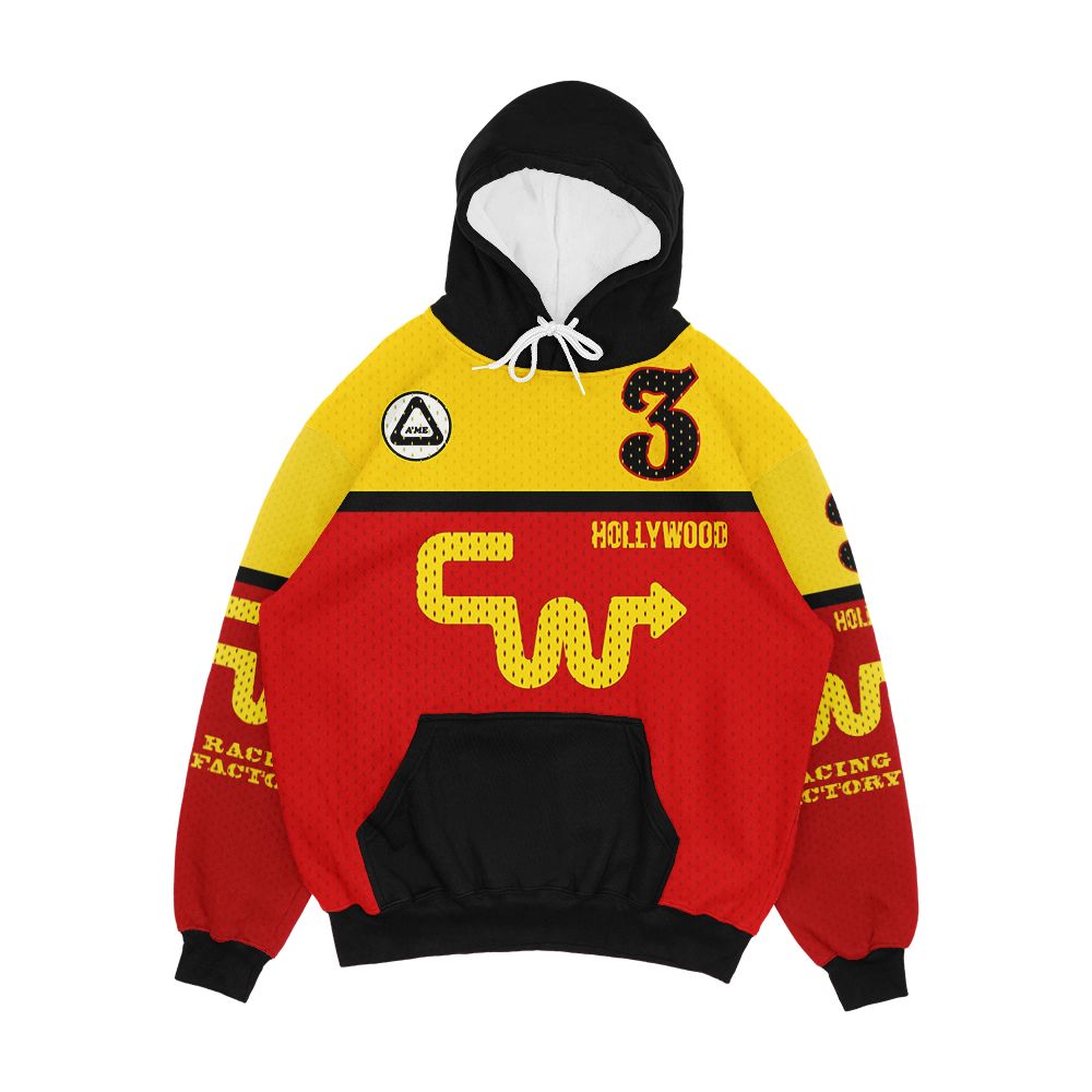 Cw Bmx Racing Mike Miranda No 3 Replica Men's All-Over-Print Hoodie