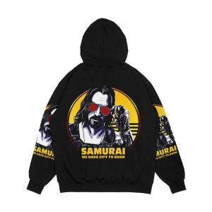 Alternative view of Cyberpunk Men's All-Over-Print Hoodie