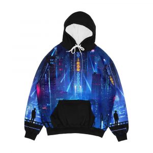 Cyberpunk Night City Men's All-Over-Print Hoodie