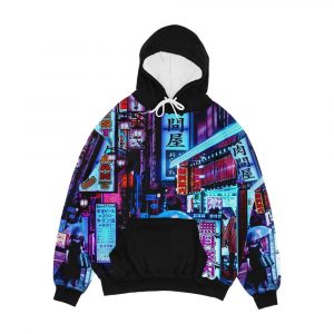 Cyborg Beauty Queen Men's All-Over-Print Hoodie